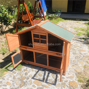 Casa para Mascotas de Madera de Abeto Ecológica y de Lujo SDR038 para Animales Grandes - Product Image 2