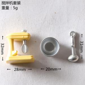 Juego de batidor de huevos de Metal en miniatura para casa de muñecas a escala 1/12, juguete educativo DIY, batidora de huevos con Mini cuenco, cuchara para muñecas OB 11 - Product Image 5