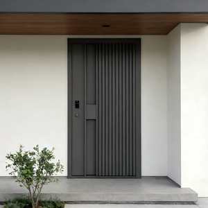 Porte d'<span class=keywords><strong>entrée</strong></span> principale pivotante en aluminium, personnalisable, sécurisée, étanche, anti-effraction, pour l'extérieur de la maison - Product Image 4