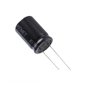 ตัวเก็บประจุ470 uF 20% สารส้ม470 UF 100V ตัวเก็บประจุผ่านรูรัศมี EST477M100AN5AA - Product Image 1