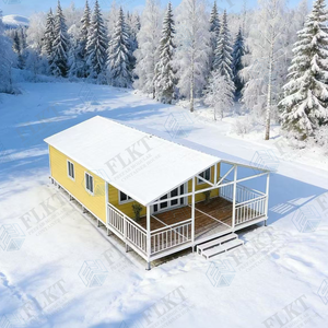 Maison préfabriquée FLKT, installation facile, résistante au vent et à l'eau, durable, aspect moderne, <span class=keywords><strong>studio</strong></span> de jardin entièrement équipé, certificat CE. - Product Image 2