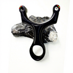 Fionda in Resina Nera di Alta Qualità con Dispositivo di Mira, Accessori Sportivi di Lusso Economici per Caccia all'Aperto - Product Image 6