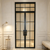Fenêtre battante moderne Salon Home Direct avec des divisions personnalisées en verre trempé double pour ouverture murale de balcon