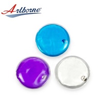 Chauffe-mains réutilisable personnalisé à activation instantanée, forme ronde, gel chauffant, coussin chauffant réutilisable pour les mains