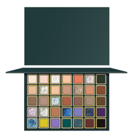 Palette de fards à paupières de luxe de haute qualité, haute pigmentation, longue tenue, 35 couleurs, paillettes, brillance, mat, maquillage des yeux, fards à paupières vegan