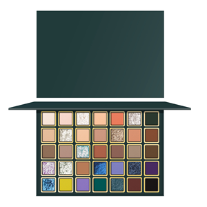 Palette de fards à paupières de luxe de haute qualité, haute pigmentation, longue tenue, 35 couleurs, paillettes, brillance, mat, maquillage des yeux, fards à paupières vegan - Product Image 2