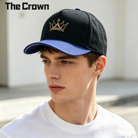 Gorra de Béisbol Estructurada de 6 Paneles con Logotipo Personalizado Bordado en 3D, Gorra de Dos Tonos con Visera Curva, Venta al Por Mayor, Fabricante