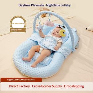 Coussin de couchage incliné pliable pour nouveau-nés, anti-sursaut, apaisant, biomimétique, favorisant le sommeil et la prévention du réveil, aide au sommeil - Product Image 5