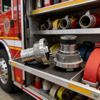 Raccord rapide pour tuyau d'incendie de style allemand DN50, interface de raccordement de tuyau STORZ-FE-400, personnalisable, bonne qualité