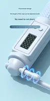 Corde à sauter intelligente de haute qualité, durable, avec compteur numérique, lestée par une grosse boule, en ABS, PVC, EVA, longueur 3M, personnalisable, pour fitness et usage domestique