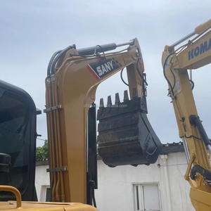 Sany 60Cpro 6 tonnes d'occasion pelle sur chenilles peinture originale pour la construction de routes - Product Image 6