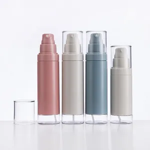 Bajo MOQ 30ml 60ml botella de spray de alcohol de plástico de niebla fina continua embalaje cosmético para perfume