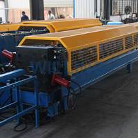 Máquina Automática de Conformación de Rollos de Alta Tecnología para Barreras de Seguridad de Carreteras con Perfil W, 100-200 m/min, Ancho de Trabajo de 350 mm, Estructura de Acero