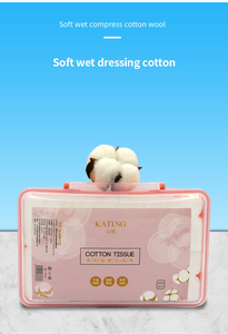 Lingettes démaquillantes en coton pour le visage, carrées, élastiques, douces, économiseuses d'eau, vente en gros d'usine - Product Image 2