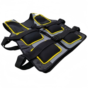 Gilet de fitness réglable de <span class=keywords><strong>10kg</strong></span> pour hommes, <span class=keywords><strong>veste</strong></span> d'entraînement d'exercice - Product Image 2