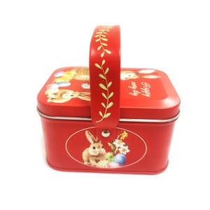 Boîte en métal rectangulaire pour gâteaux, bonbons, friandises, cadeaux pour enfants, boîte à bijoux en métal pour biscuits - Product Image 4