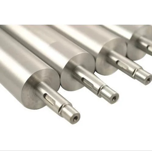 Rodillo de metal de acero industrial directo de fábrica Tamaño personalizado disponible para usos industriales Rodillos de goma - Product Image 2