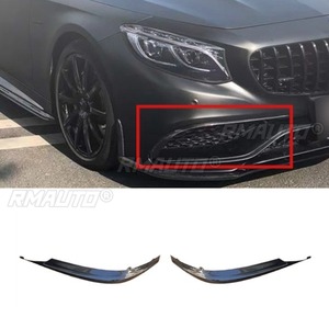 Kit de Carrocería de Fibra de Carbono Real para Mercedes Benz Clase S COUPE W217 S63 BR 2014-2017, Difusor Lateral para Parachoques Delantero - Product Image 2