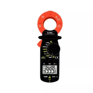 KJ502 modello digitale morsetto misuratore AC/DC/resistenza misuratore di corrente di dispersione ad alta risoluzione morsetto misuratore 600V AC200A