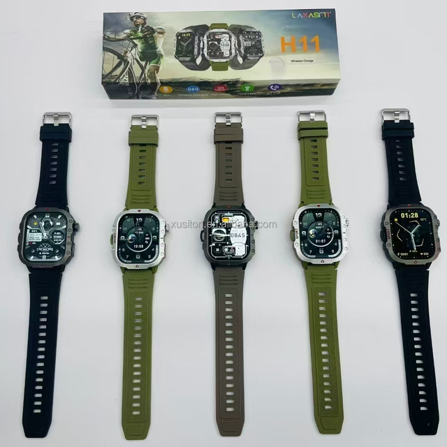 OEM 2025 Trending Products Sport Smart Watch H11 2.01" BT Calling Heart Rate Blood Oxygen Reloj Inteligente Smartwatch Hombre