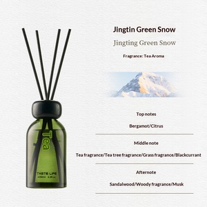 Fresh Tea Scent Reed Diffuser Essential Oil Gift Box Elegant Long Lasting Fragrance For Household Bedroom Decor - Product Image 5