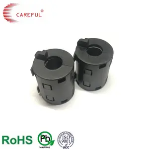 Factory Price SCRC 9mm Hole Detachable NiZn Split Emi Suppression Round Cable Clamp Ferrite Core