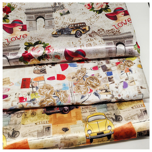 2025 Newest Designer Hot Sale European American Retro Soft 100% Polyester Satin <strong>Fabric</strong> Digital Printed Quick-Dry <strong>Medium</strong> Weight - Product Image 1