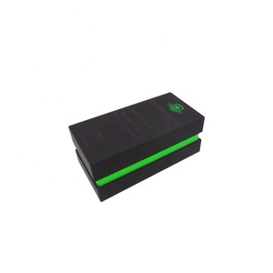 Rigid paper packaging gift box lid and base silver foil shoulder box with customized insert for skin care product essential oil