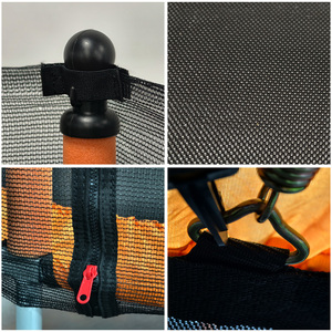 Zoshine <span class=keywords><strong>Kids</strong></span> Trampoline 55Inch Thuisgebruik Indoor Trampoline Kind Fitness Jumping Mini Trampoline Met Veiligheidsnet - Product Image 5