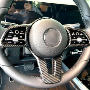 Couverture de panneau de volant de voiture aspect carbone pour Mercedes Benz W177 W247 W205 W213 X247 C257 X253 W167 X167 2019-2021 - Product Image 5