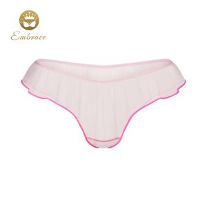 カスタムレディースレース新スタイルコットンレディース下着パンティーセクシーな女の子女性ピンクレース下着パンティー - Product Image 4
