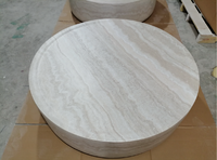 HZX table basse de luxe moderne en travertin et marbre meubles de salon contemporains avec design en fibre de verre pour villas