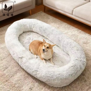 Cama grande y cálida de lujo para perros, colchón lavable supersuave para mascotas con soporte ortopédico inferior antideslizante para perros gigantes - Product Image 1