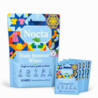 Lingettes détachantes pour vêtements, nettoyage puissant, lingettes humides effaceuses pour le linge, nettoyage instantané pour le café, l'huile et la graisse