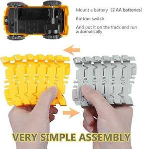 QS Wholesale Jouet miniature de haute qualité, série de wagons de train à roues métalliques à l'échelle <span class=keywords><strong>HO</strong></span> 1:87, Transporteur 40', 36', 51' - Product Image 4