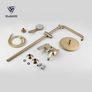 Design unico di Alta Qualità Oro Docce Bagno <span class=keywords><strong>Set</strong></span> Con <span class=keywords><strong>Soffione</strong></span> <span class=keywords><strong>doccia</strong></span> A Mano <span class=keywords><strong>E</strong></span> la Pioggia Rubinetto - Product Image 6