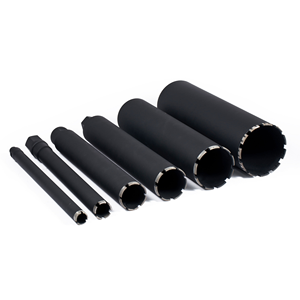 Алмазная коронка-сегмент для мокрого сверления, сварная, для железобетона, кирпича, блоков, для буровых установок - Product Image 1