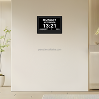Beliebte 7-Zoll-Großbild-Anzeige Zeit-und Datums uhr WiFi digitaler Kalender wecker geeignet für die Heim dekoration