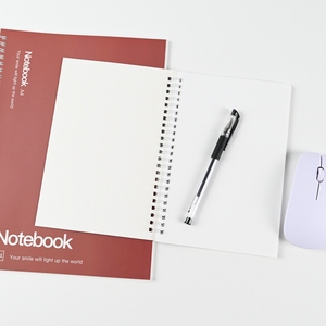 Tùy Chỉnh Xoắn Ốc Máy Tính Xách Tay A5 B5 Kích Thước 40 Trang 80gsm Giấy Với Cao Cấp Ngà Thẻ Bìa Và Kim Loại Xoắn Ốc Ràng Buộc - Product Image 5