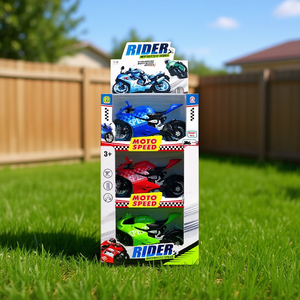 Motocicleta de Juguete a Escala 1:12 de la Serie Rider, Modelo Fundido a Presión, Colección Moto Speed para Niños de 3+ Años - Product Image 3