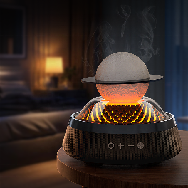 New Planet Portable Aroma Speaker with RGB Ambient Lamp Sleep Aid Soothing Healing Speaker Powered by Battery