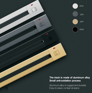 Sistema de Riel Eléctrico Empotrado de 100 cm con Enchufe de Superficie Oculto, Interruptor de 32 A, Enchufe de Pared Extraíble, Certificación EAC y CE - Product Image 3