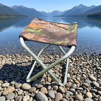 Tabouret pliant en aluminium en gros - Tabouret portable pour le camping et la randonnée en extérieur, idéal pour la pêche, la plage, les pique-niques et les parcs - Ultraléger et durable
