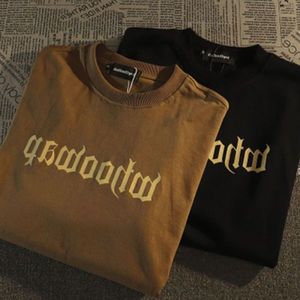 T-Shirt <span class=keywords><strong>Homme</strong></span> Oversize 100% Coton Style Hip-Hop Respirant Tissu Tricoté à Motif Imprimé – Collection Été 2025 - Product Image 3