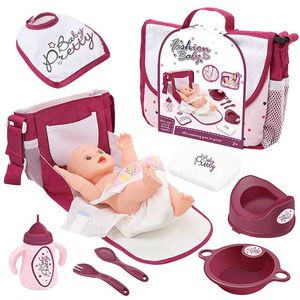 Baby <strong>Doll</strong> Changing Travel Diaper Storage Bag with Baby <strong>Doll</strong> Accessories Gift Set for Girls - Product Image 1