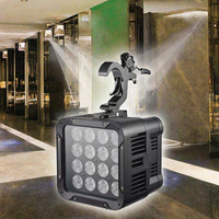 Projecteur LED RGBW 6-en-1 DMX512 en aluminium 7*18W pour intérieur/extérieur, étanche IP66, CRI90, garantie 1 an, idéal pour KTV