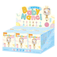 100% Authentique BabyNanci Fluffy Party Series Breloque de téléphone, Boîte mystère, Figurine, Petit porte-clés, Poupée, Cadeau tendance labubu