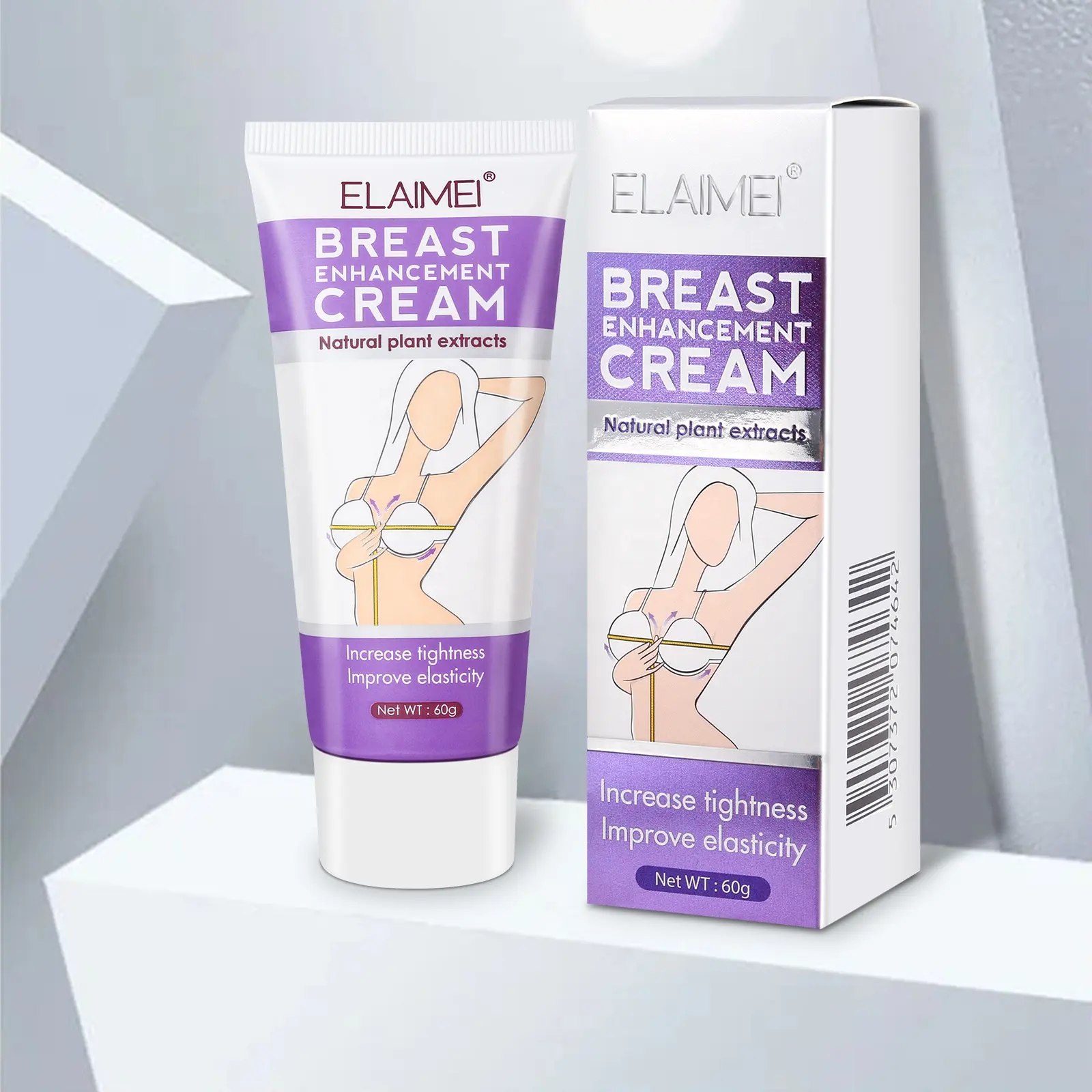 Creme intensificador de fitness para massagem de seios femininos, creme para aumentar o tamanho dos seios grandes