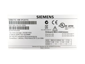 6AV78852AL201DD8 HMI IPC577C PC Táctil - Product Image 6