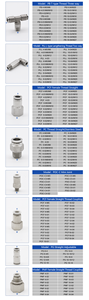 Raccords et connecteurs <span class=keywords><strong>de</strong></span> tuyau pneumatique en acier inoxydable <span class=keywords><strong>de</strong></span> haute qualité pour l'automatisation industrielle, marque APHT - Product Image 5